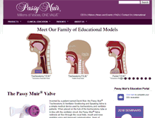 Tablet Screenshot of passy-muir.com